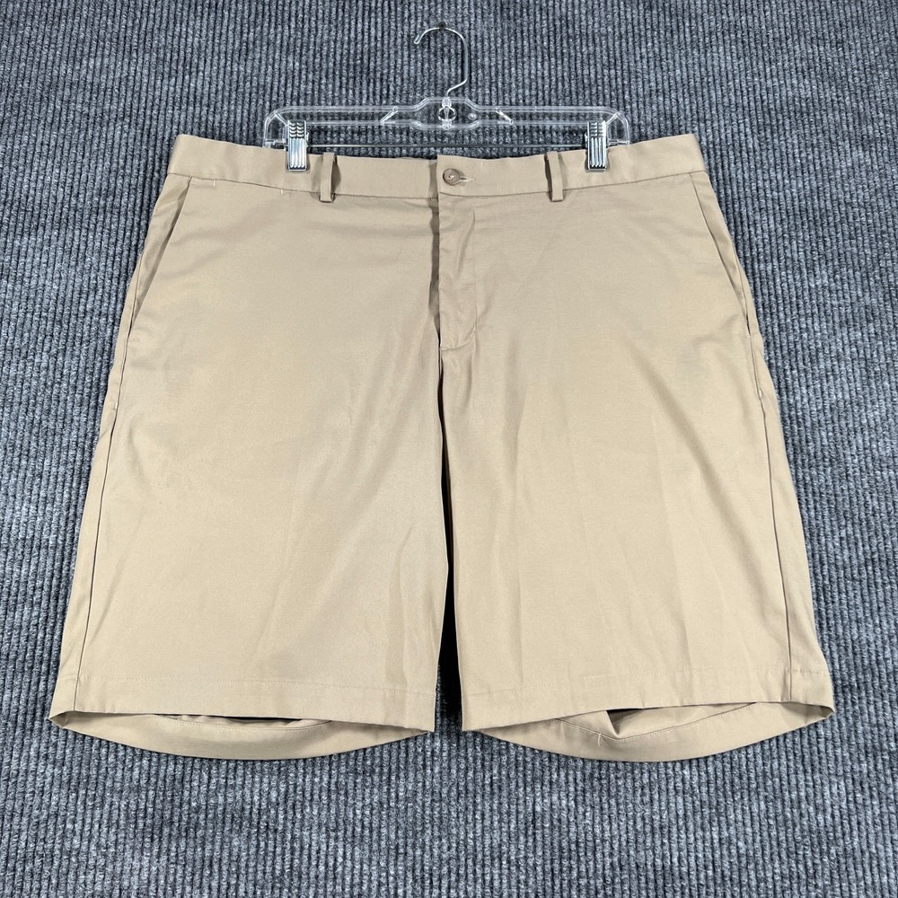 Nike Golf Shorts Mens Size 36 Brown Chino Outdoor Performance Casual Dri Fit